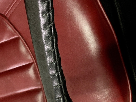 Steering wheel close up 